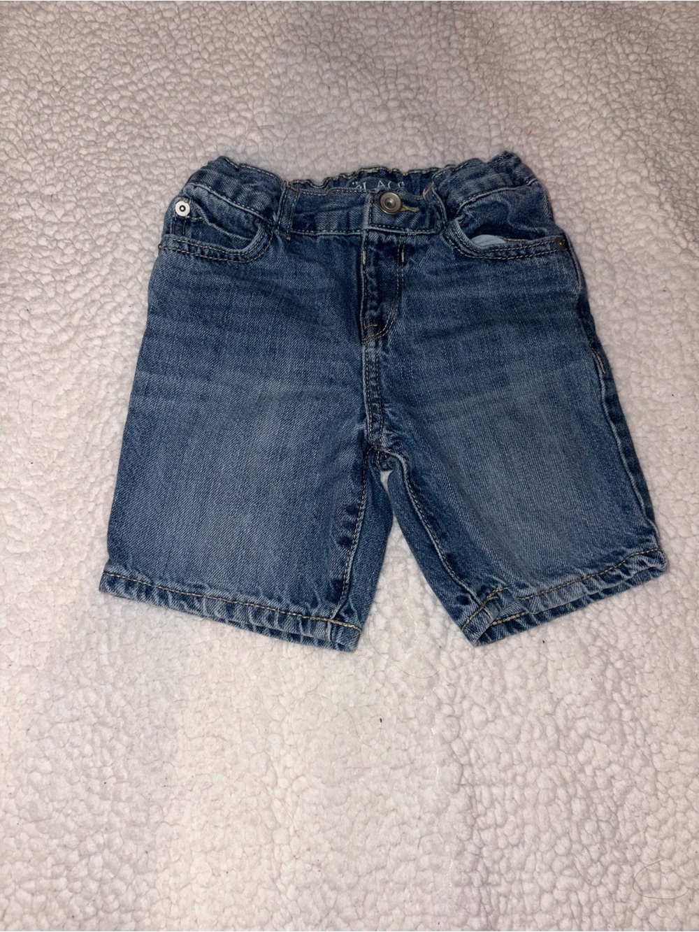 The Children's Place Medium Wash Denim Shorts - Blue